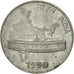 Coin, INDIA-REPUBLIC, 50 Paise, 1990, EF(40-45), Stainless Steel, KM:69