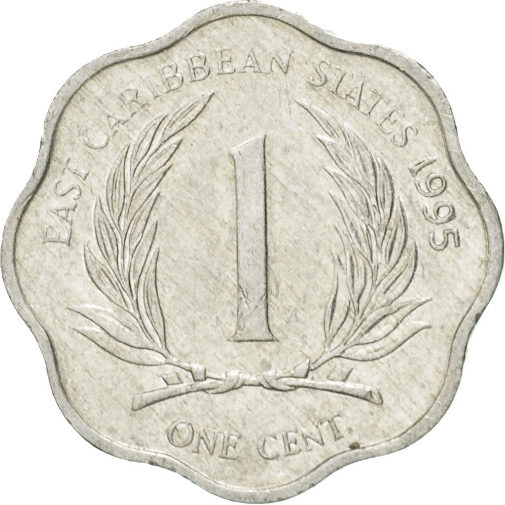 Moneta, Stati dei Caraibi Orientali, Elizabeth II, Cent, 1995, BB, Alluminio