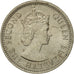 Coin, MALAYA & BRITISH BORNEO, 10 Cents, 1961, EF(40-45), Copper-nickel, KM:2