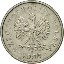 Moneta, Polonia, Zloty, 1995, Warsaw, BB+, Rame-nichel, KM:282