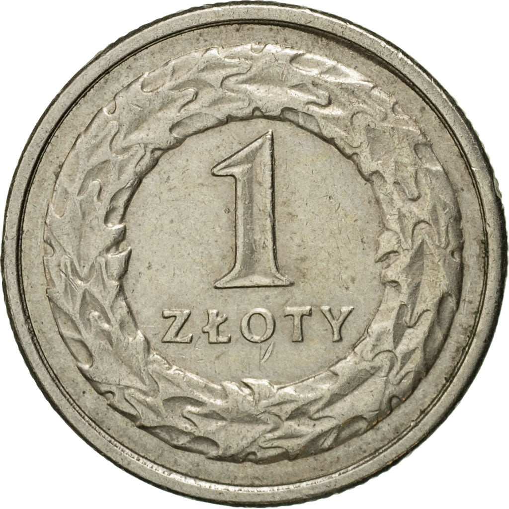Moneta, Polonia, Zloty, 1995, Warsaw, BB+, Rame-nichel, KM:282