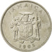 Coin, Jamaica, Elizabeth II, 25 Cents, 1985, Franklin Mint, AU(50-53)