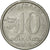 Moneda, Paraguay, 10 Guaranies, 1978, MBC, Acero inoxidable, KM:167