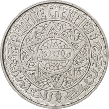 MOROCCO, 5 Francs, 1950, Paris, KM #48, MS(63), Aluminum, 25, 1.83