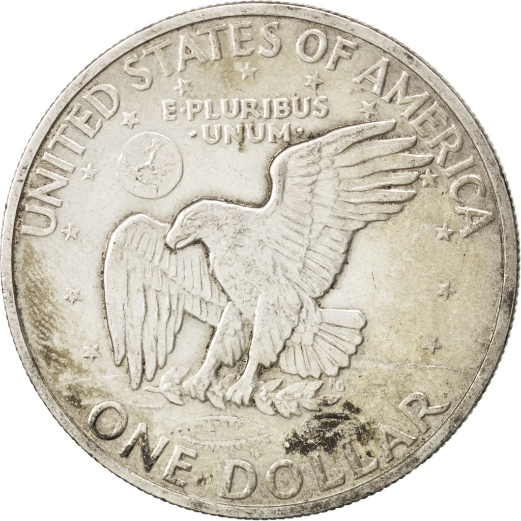UNITED STATES, Eisenhower Dollar, Dollar, 1971, U.S. Mint, KM #203a, EF(40-45),.