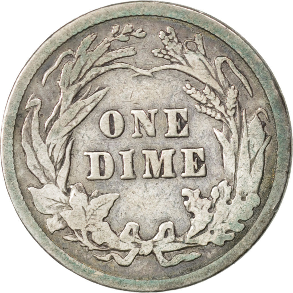 UNITED STATES, Barber Dime, Dime, 1903, U.S. Mint, KM #113, VF(20-25), Silver,..