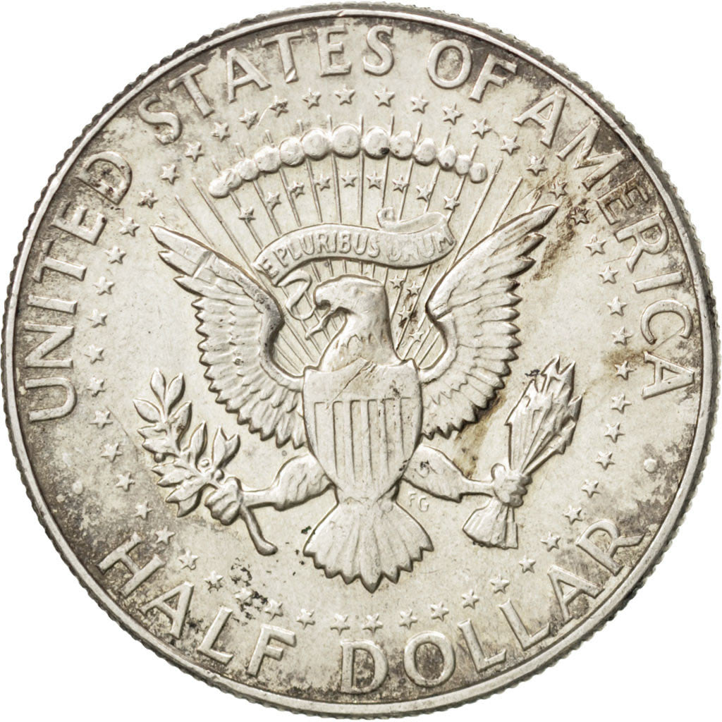 Coin, United States, Kennedy Half Dollar, Half Dollar, 1968, U.S. Mint, Denver