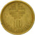 Coin, Portugal, 10 Escudos, 1988, EF(40-45), Nickel-brass, KM:633