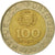 Monnaie, Portugal, 100 Escudos, 1990, TTB, Bi-Metallic, KM:645.2
