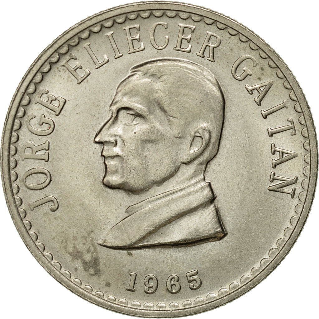 Moneta, Colombia, 50 Centavos, 1965, SPL-, Rame-nichel, KM:217