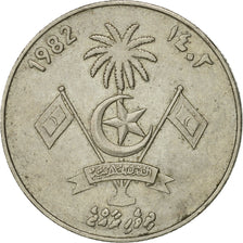 Coin, MALDIVE ISLANDS, Rufiyaa, 1982, EF(40-45), Copper-Nickel Clad Steel, KM:73