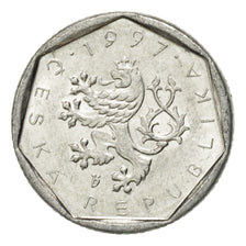 Monnaie, République Tchèque, 20 Haleru, 1997, TTB+, Aluminium, KM:2.1