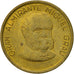 Moneta, Peru, 20 Centimos, 1987, Lima, EF(40-45), Mosiądz, KM:294