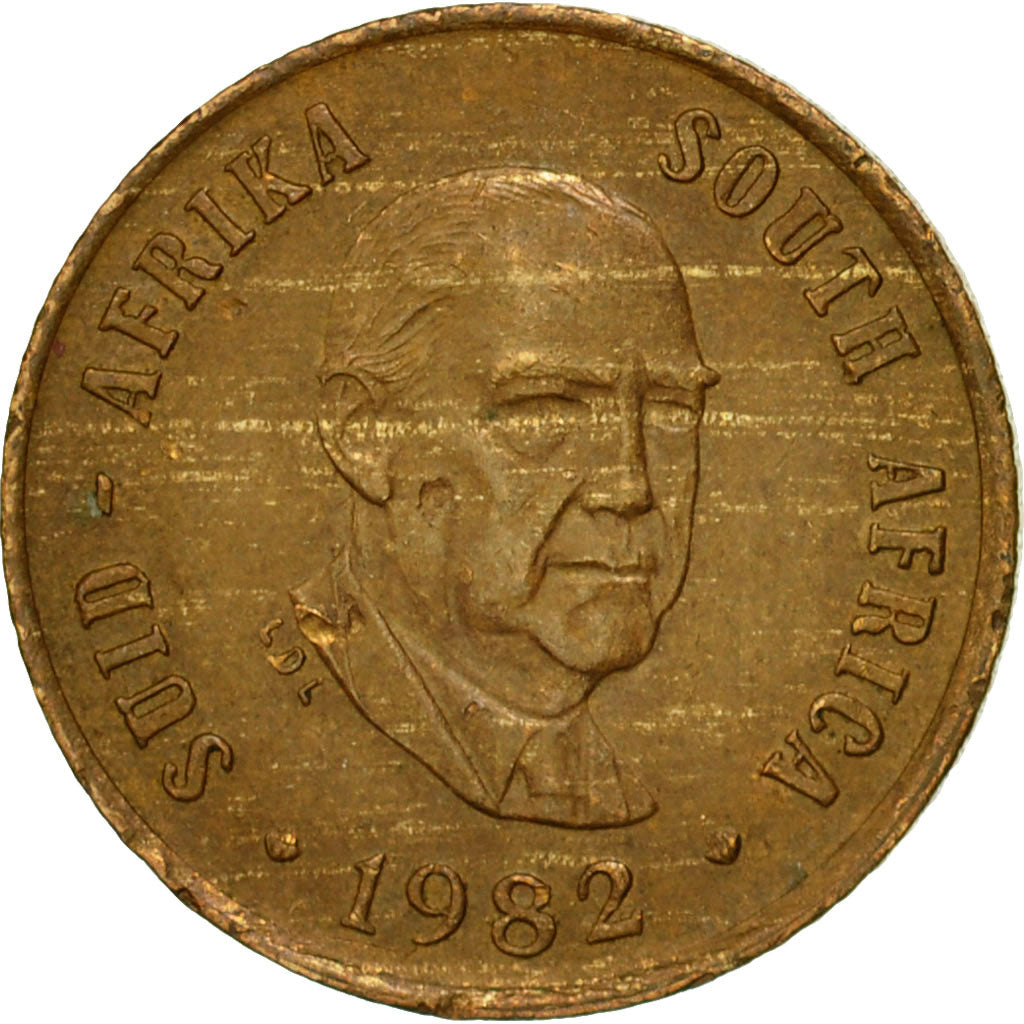 Coin, South Africa, Cent, 1982, EF(40-45), Bronze, KM:109
