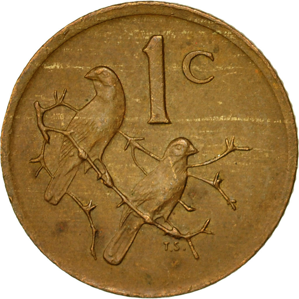 Coin, South Africa, Cent, 1982, EF(40-45), Bronze, KM:109