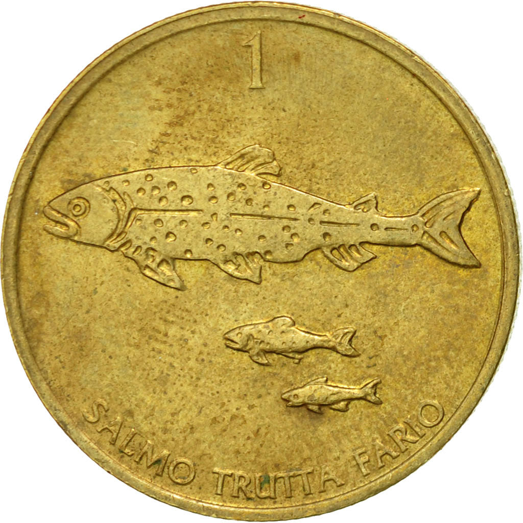 Coin, Slovenia, Tolar, 1998, EF(40-45), Nickel-brass, KM:4