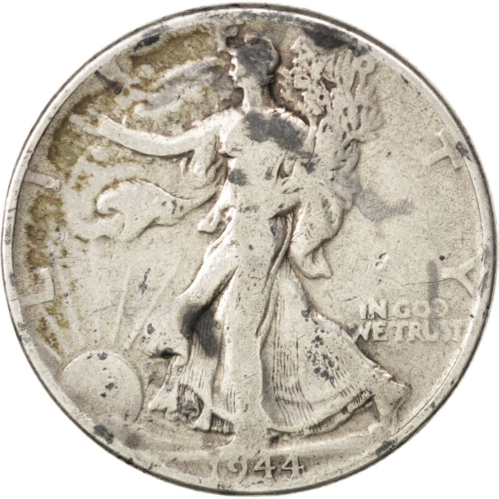UNITED STATES, Walking Liberty Half Dollar, Half Dollar, 1944, U.S. Mint, KM...