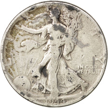 UNITED STATES, Walking Liberty Half Dollar, Half Dollar, 1944, U.S. Mint, KM...