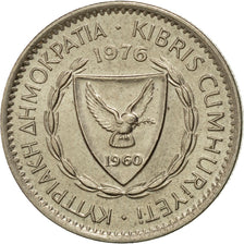 Coin, Cyprus, 25 Mils, 1976, AU(50-53), Copper-nickel, KM:40