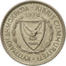 Coin, Cyprus, 25 Mils, 1976, AU(50-53), Copper-nickel, KM:40