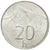 Moneda, Eslovaquia, 20 Halierov, 1999, MBC, Aluminio, KM:18