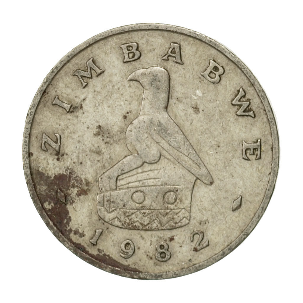 Coin, Zimbabwe, 5 Cents, 1982, EF(40-45), Copper-nickel, KM:2