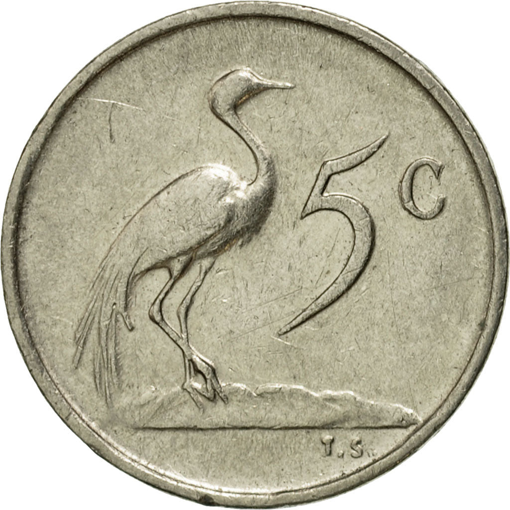 Monnaie, Afrique du Sud, 5 Cents, 1971, TTB, Nickel, KM:84
