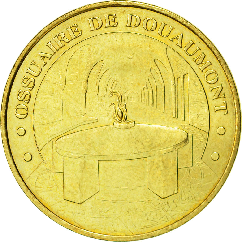 Francia, Jeton, Douaumont - Ossuaire n° 6, 2009, MDP, MBC, Aluminio y