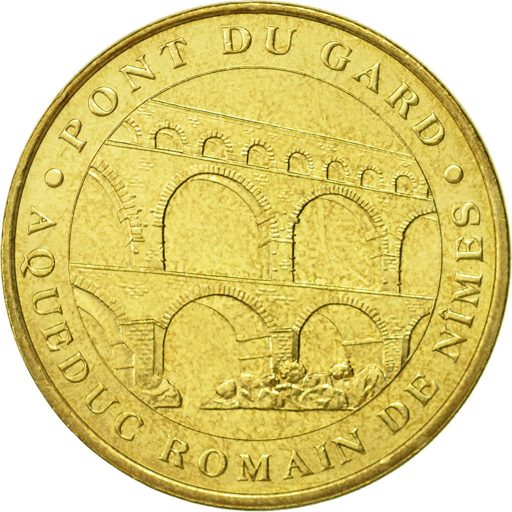Francia, Jeton, Vers Pont du Gard - Pont du Gard n°1, 2005, MDP, MBC, Aluminio