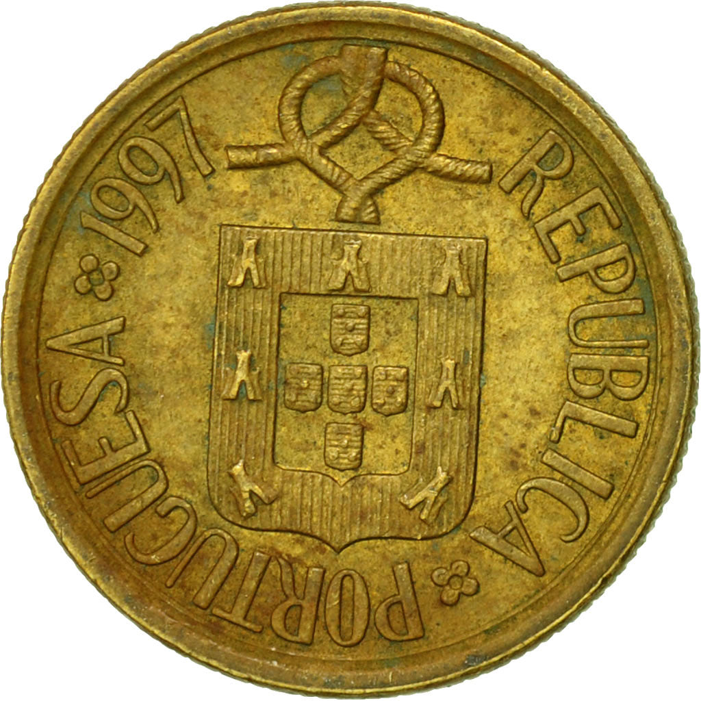 Moneta, Portogallo, Escudo, 1997, BB, Nichel-ottone, KM:631