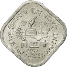 Coin, INDIA-REPUBLIC, 5 Paise, 1977, EF(40-45), Aluminum, KM:20