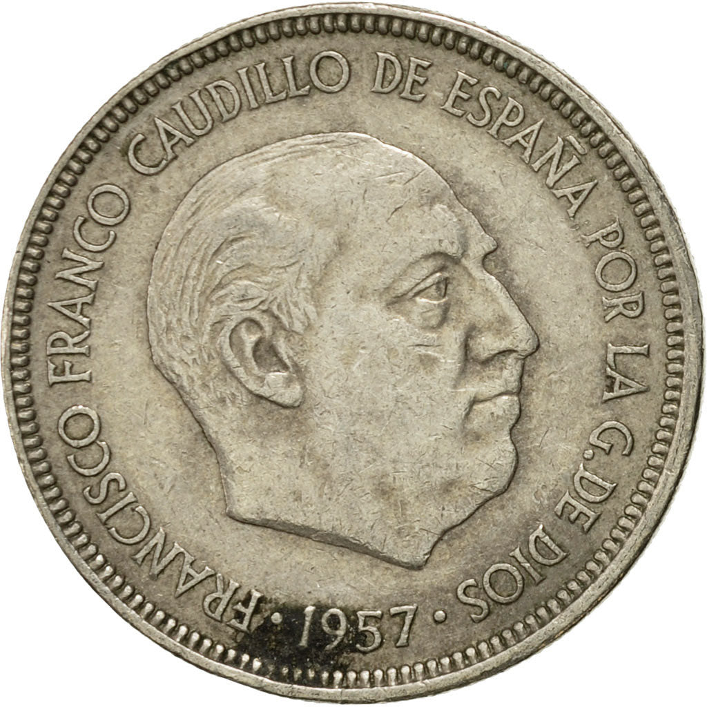 Münze, Spanien, Caudillo and regent, 5 Pesetas, 1975, SS, Copper-nickel, KM:786