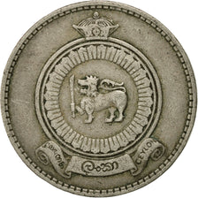 Coin, Ceylon, Elizabeth II, Rupee, 1969, EF(40-45), Copper-nickel, KM:133