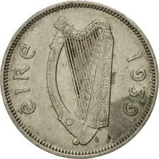 Monnaie, IRELAND REPUBLIC, 6 Pence, 1939, TTB, Nickel, KM:13