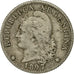 Coin, Argentina, 20 Centavos, 1897, VF(30-35), Copper-nickel, KM:36