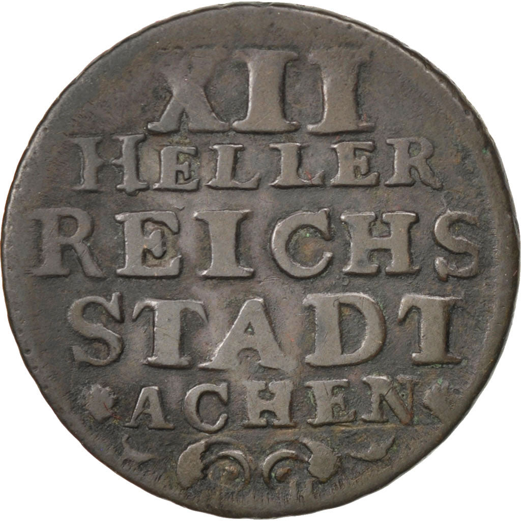 GERMAN STATES, 12 Heller, 1760, KM #51, EF(40-45), Copper, 4.80