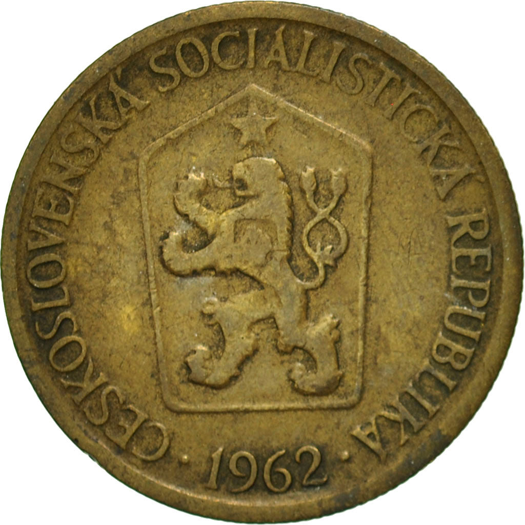 Münze, Tschechoslowakei, Koruna, 1962, SS, Aluminum-Bronze, KM:50