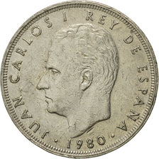 Coin, Spain, Juan Carlos I, 25 Pesetas, 1981, EF(40-45), Copper-nickel, KM:818
