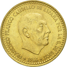Coin, Spain, Francisco Franco, caudillo, Peseta, 1971, AU(55-58)