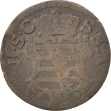 Allemagne, Saxe-Cobourg-Saalfeld, 1 Pfennig 1722, KM 93