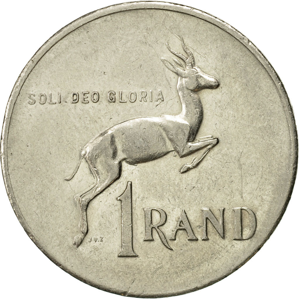 Coin, South Africa, Rand, 1982, EF(40-45), Nickel, KM:115