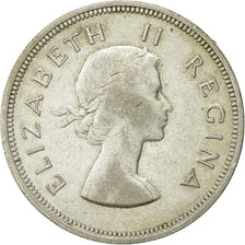 Monnaie, Afrique du Sud, Elizabeth II, 2-1/2 Shillings, 1958, TTB, Argent, KM:51