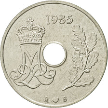 Coin, Denmark, Margrethe II, 25 Öre, 1985, Copenhagen, AU(50-53)