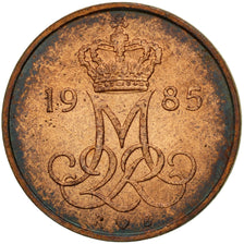 Moneta, Danimarca, Margrethe II, 5 Öre, 1985, Copenhagen, BB, Ferro placcato
