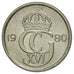 Monnaie, Suède, Carl XVI Gustaf, 10 Öre, 1980, Copenhagen, TTB, Copper-nickel