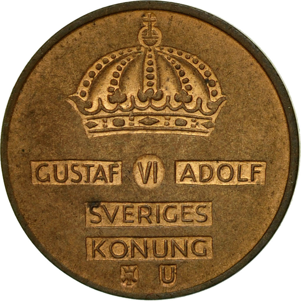 Monnaie, Suède, Gustaf VI, Ore, 1969, Copenhagen, TTB, Bronze, KM:820