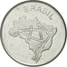 Moneda, Brasil, 10 Cruzeiros, 1980, MBC+, Acero inoxidable, KM:592.1