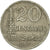 Coin, Brazil, 20 Centavos, 1967, EF(40-45), Copper-nickel, KM:579.1