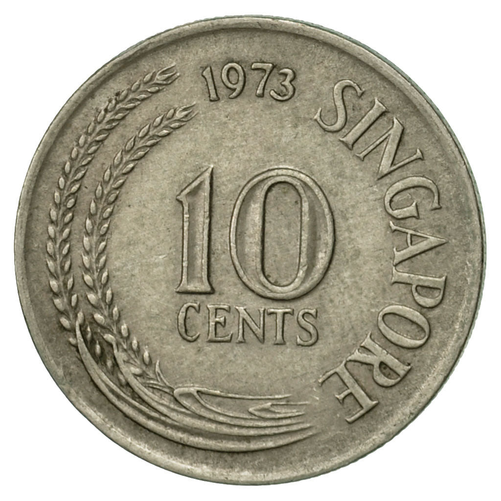 Monnaie, Singapour, 10 Cents, 1973, Singapore Mint, TTB, Copper-nickel, KM:3