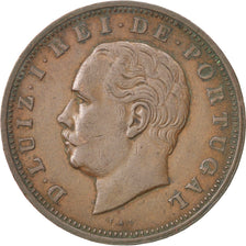 Coin, Portugal, Luiz I, 20 Reis, 1884, EF(40-45), Bronze, KM:527